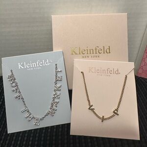 🆕2 Kleinfeld “VIP” & “#Off The Market” Necklaces